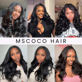 Mscoco V Part Wig glueless wear for fast styling