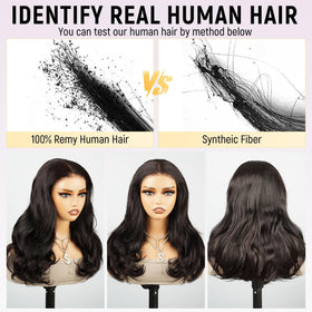 mscoco Wear and Go wig demonstrating straightened or curled styling options.