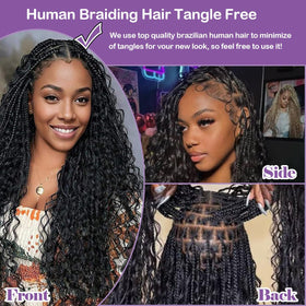 MsDanna deep wave volume for braids adds movement and dimension.