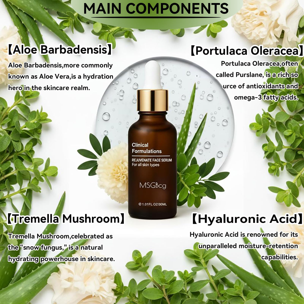 MSGBcg packaging shows three compact bottles for daily regimen.