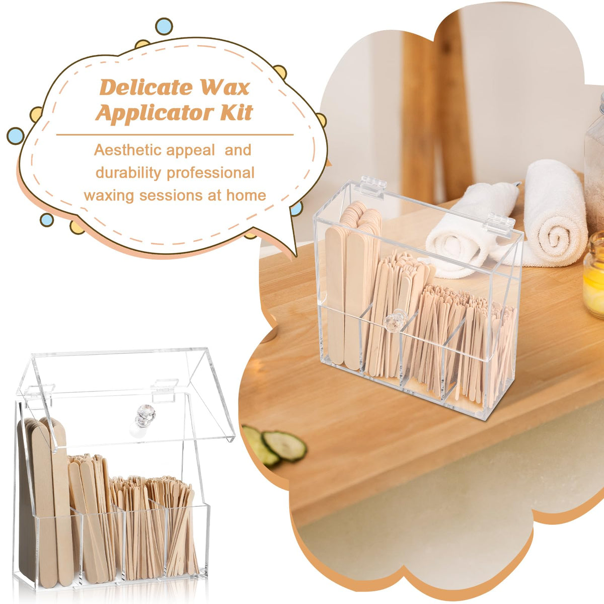 MSHUNKEJI assorted size wax sticks suit multiple beauty tasks.