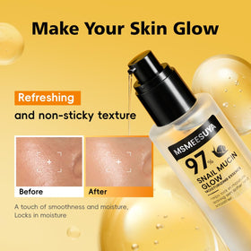 MSMEESUYA serum on hand delivering radiant, refreshed look.