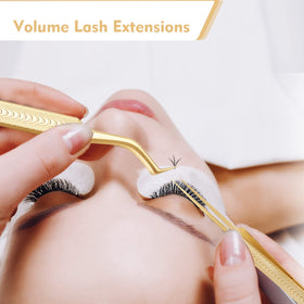 Ms.Queen ergonomic lash tweezers designed for efficient isolation.