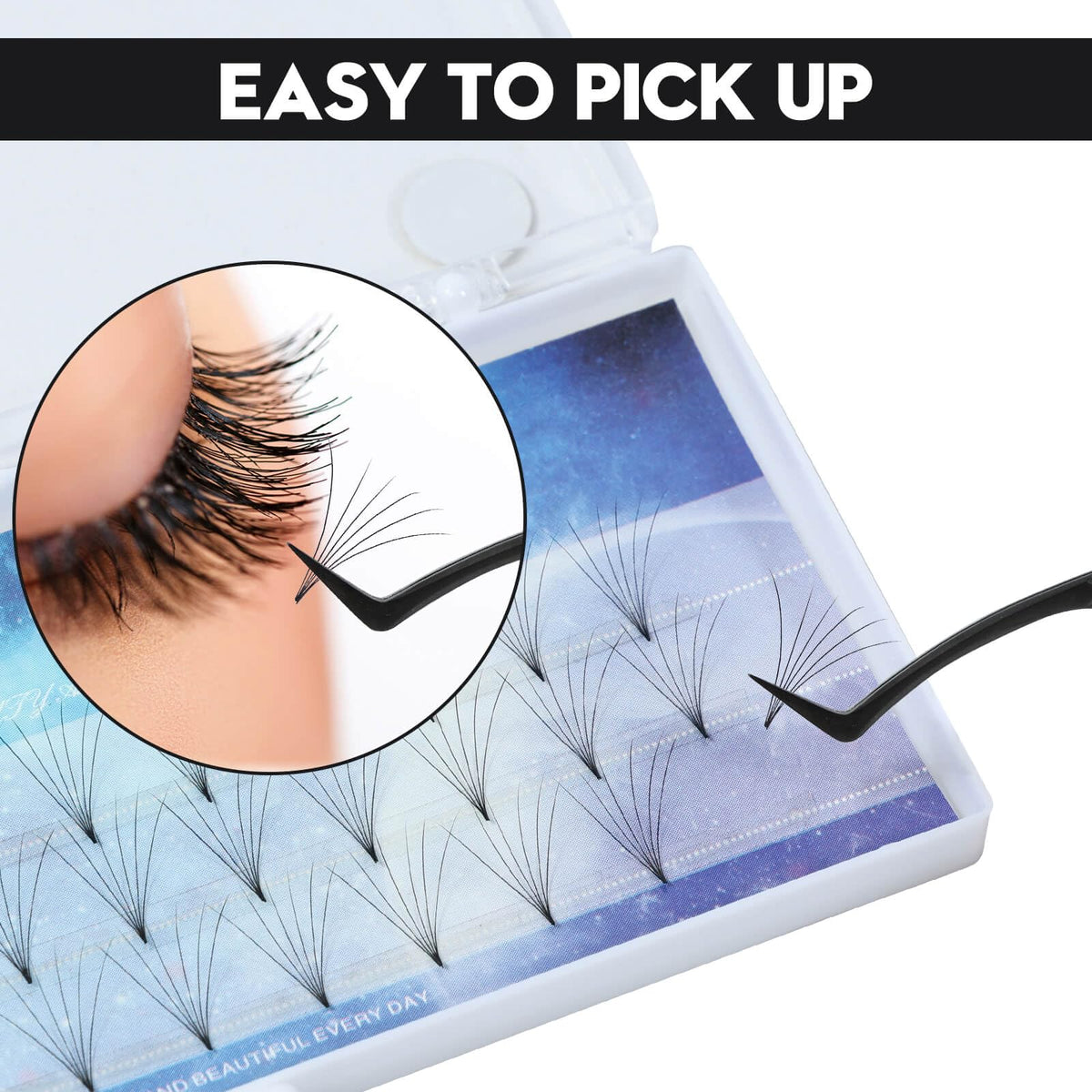 Ms.Queen L-shape boot tweezers for versatile lash techniques.
