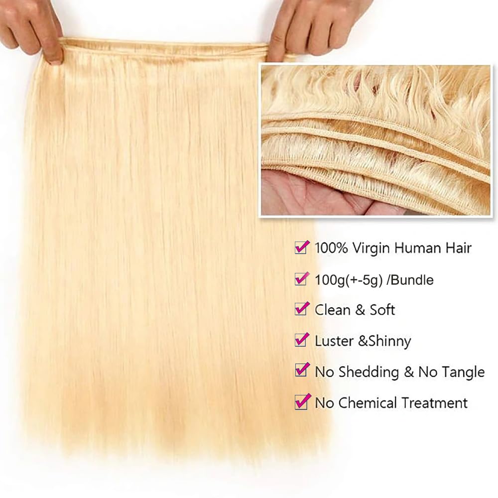 MSTOXIC 613 blonde bundles packaging keeps hair organized for easy storage.