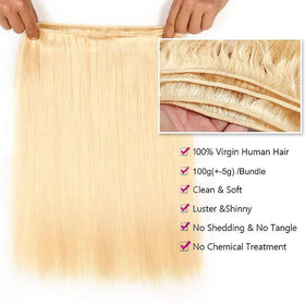 MSTOXIC 613 blonde bundles packaging keeps hair organized for easy storage.