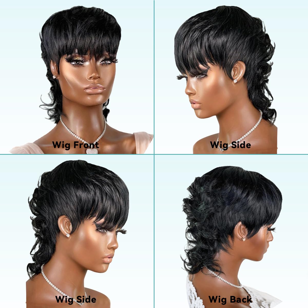 MSVIKI Brazilian virgin body-wave wig showcases soft, flowing waves