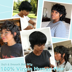 MSVIKI natural shine hair texture close-up for versatile styling