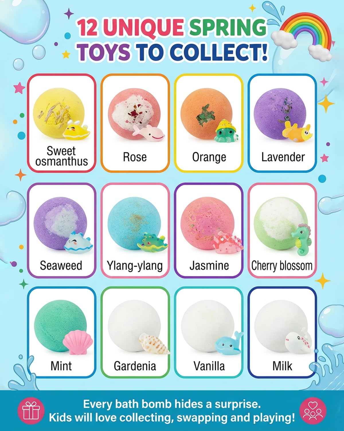 MTSIXBS colorful fizz and bubbles transform bath time into a fun moment