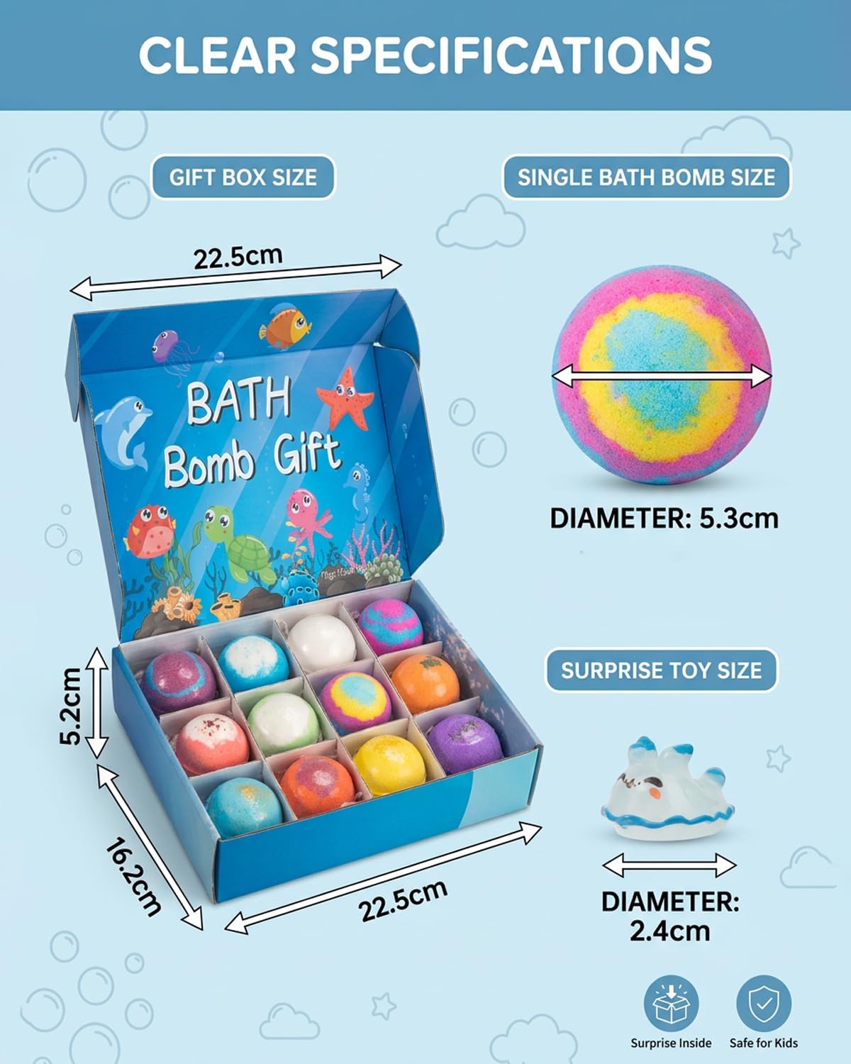 MTSIXBS mini kids bath time kit, perfect as a playful gift
