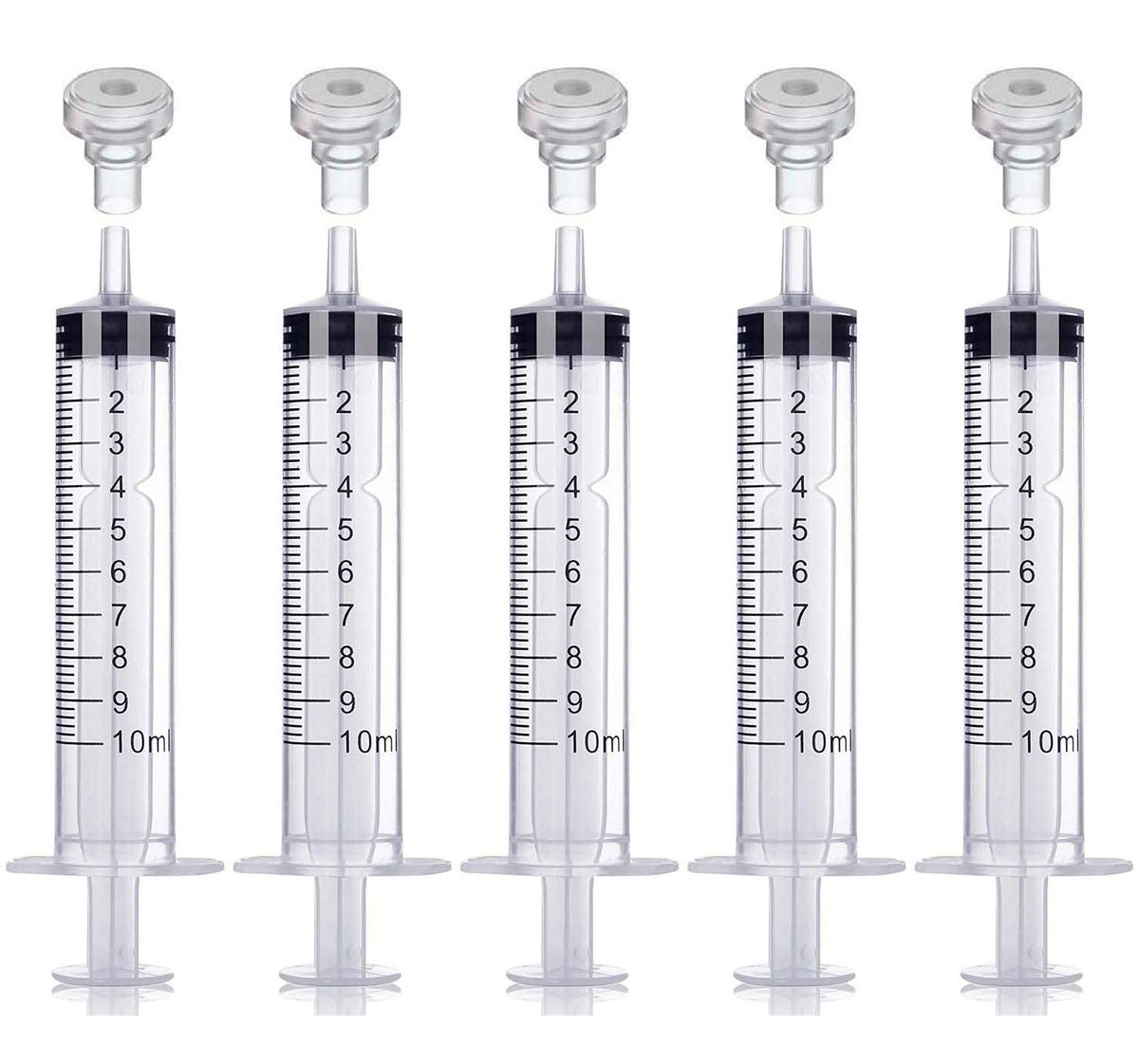 MUB 5-pack 10ml syringe kit with injection adapters for easy perfume transfer