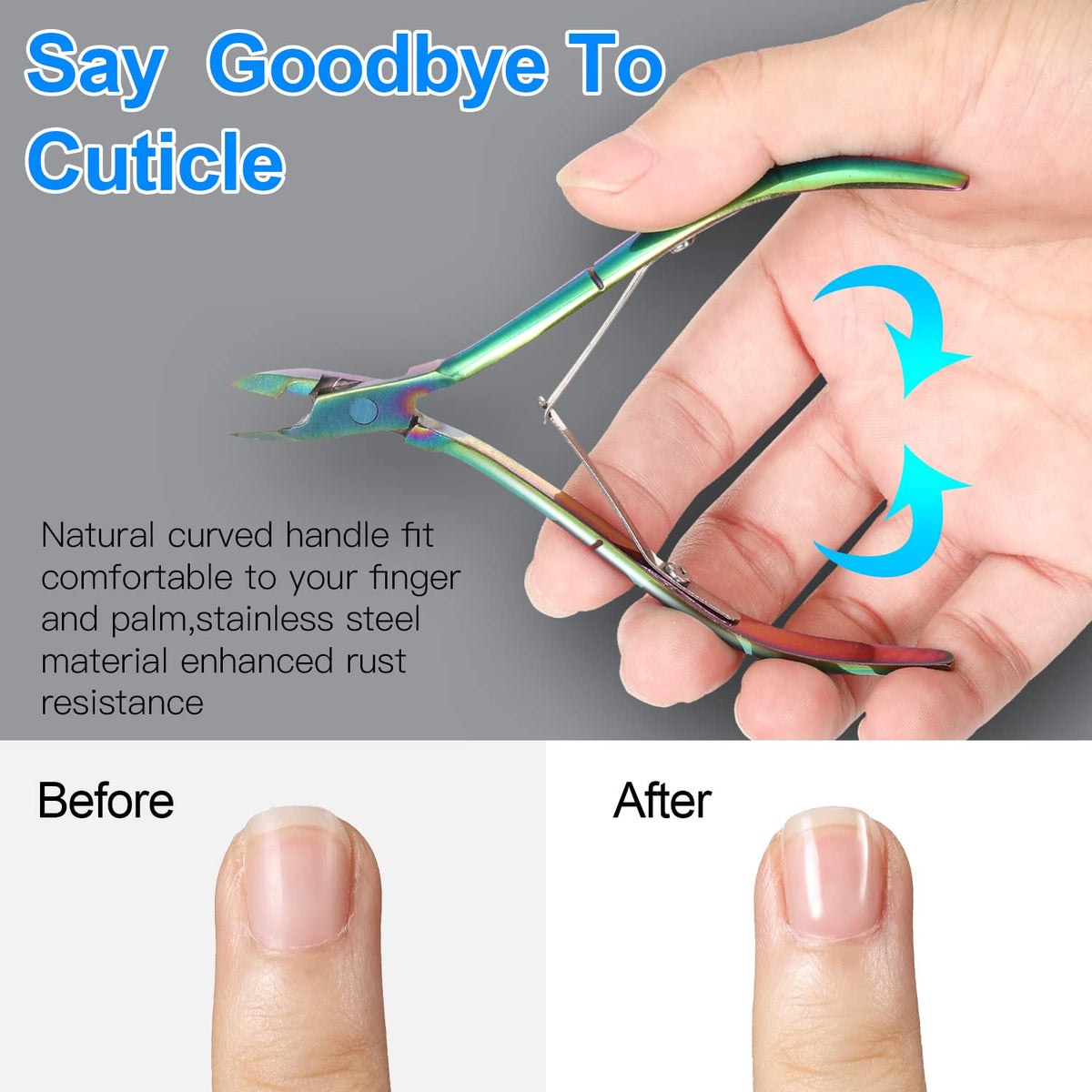 Mudder cuticle nippers packaging set ideal for home or salon