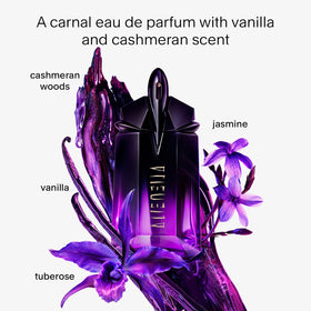 Mugler Alien Extraintense vanilla-tuberose detail showing bold fragrance appeal.