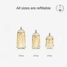 Mugler Alien Goddess vanilla-bourbon pour: warm notes ideal for evening wear.
