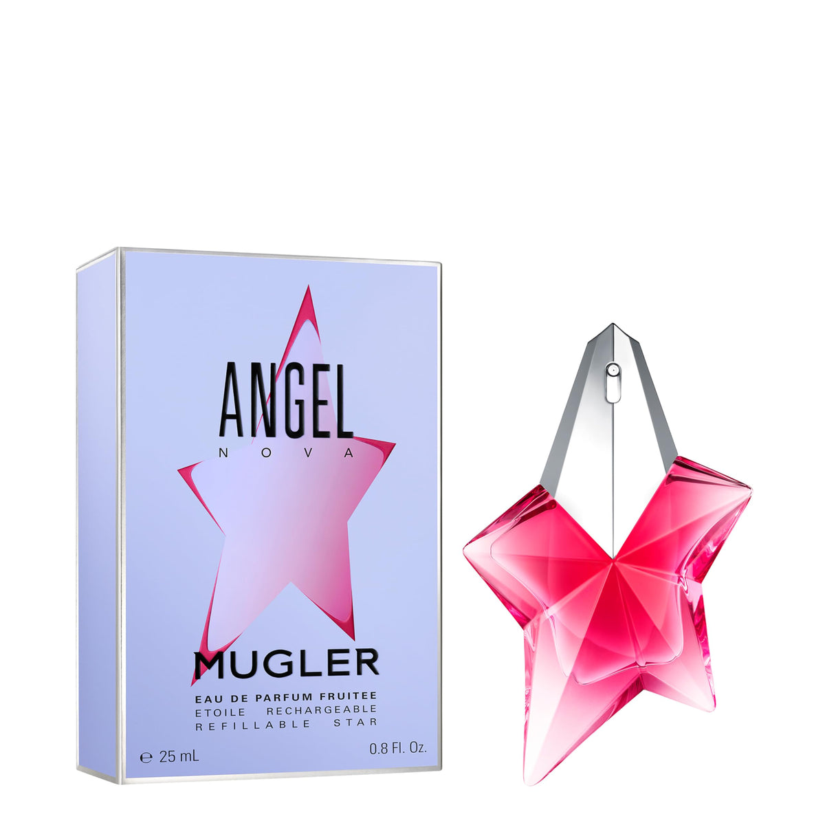 MUGLER Angel Nova packaging-box signals premium, gift-ready presentation.