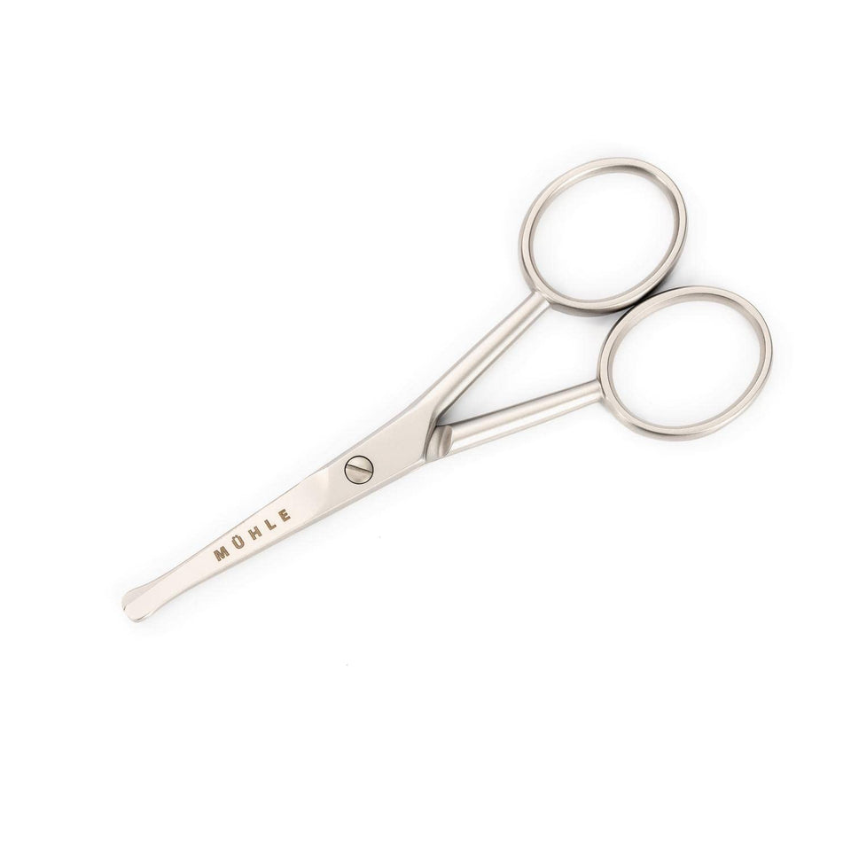 MÜHLE beard-nose-ear-scissors-4inch for precise facial grooming and trimming