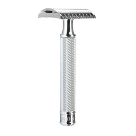 MÜHLE Traditional R41 chrome handle open comb razor for precise daily shaving