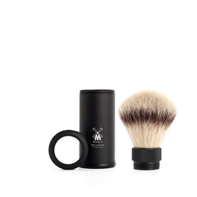 MÜHLE brush head unscrews to store inside the handle for compact travel