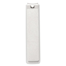 MUJI Japan Nail Clipper blade closeup shows precision for clean trimming.