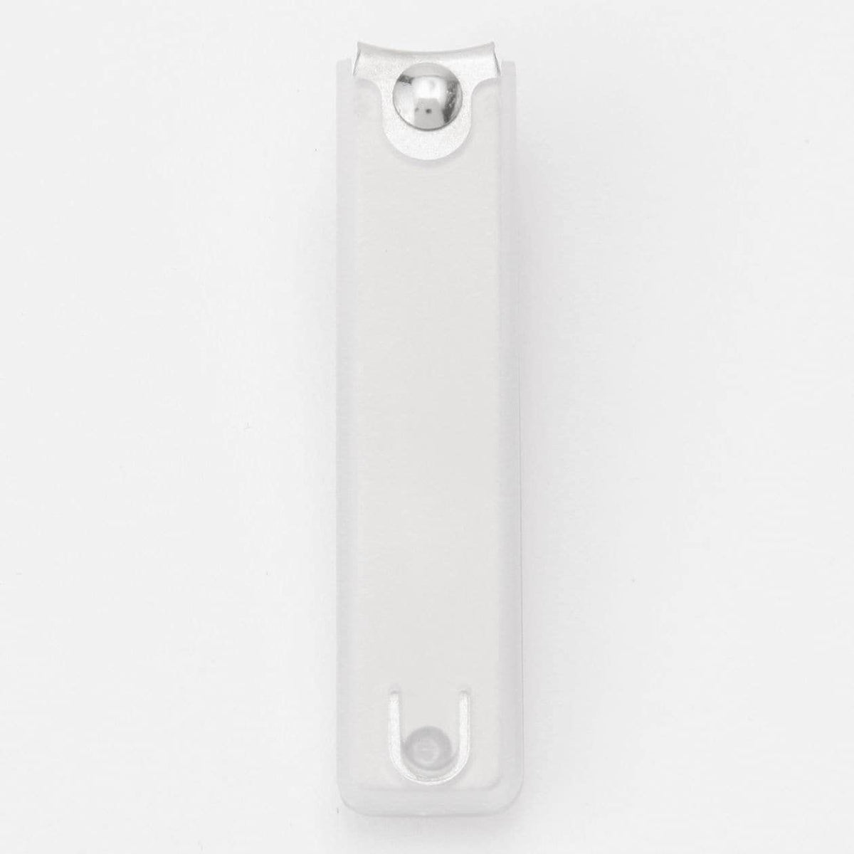 MUJI Japan Nail Clipper handle detail highlights ergonomic grip for comfortable grooming.