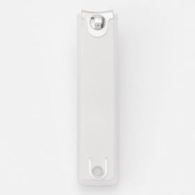MUJI Japan Nail Clipper handle detail highlights ergonomic grip for comfortable grooming.
