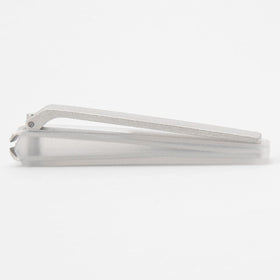 MUJI Japan Nail Clipper in use demonstrates stable trimming performance.