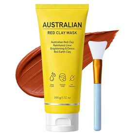 Mujruko Australian Red Clay Face Mask tube for convenient at-home detox sessions.