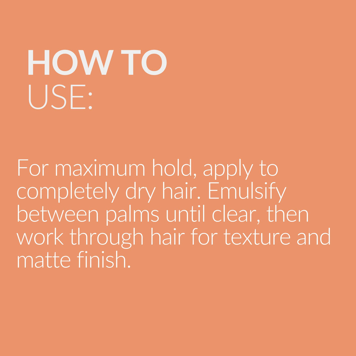 Humidity resistance of MUK paste helps uphold style in humidity