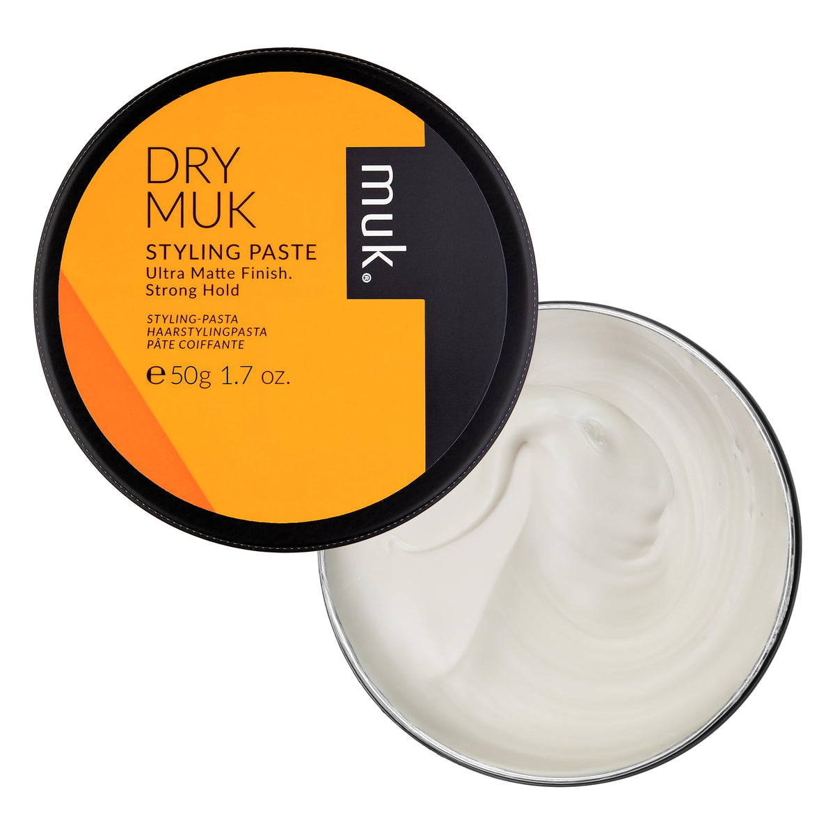 Close-up of texture detail from MUK paste for flexible styling