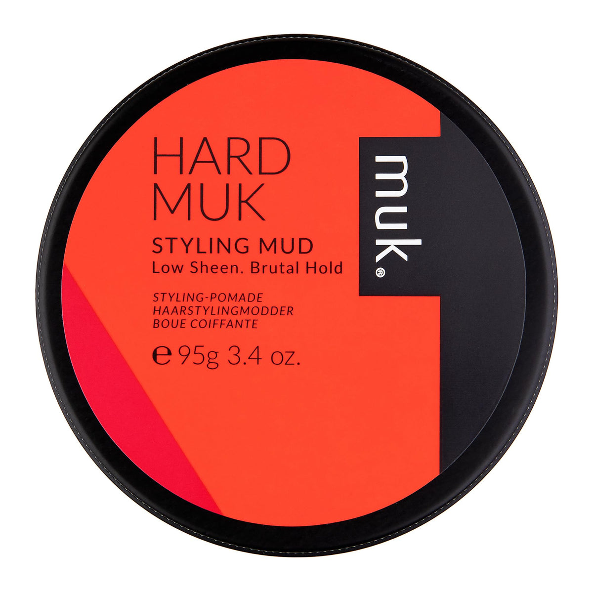 Muk Haircare Styling Mud bottle front view shows brutal hold for defined styles.