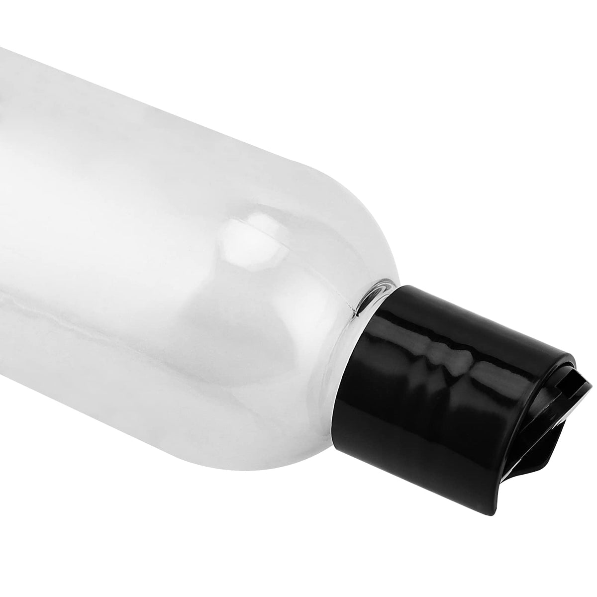 MUKLEI refillable 8oz bottle for body wash and lotion, easy labeling