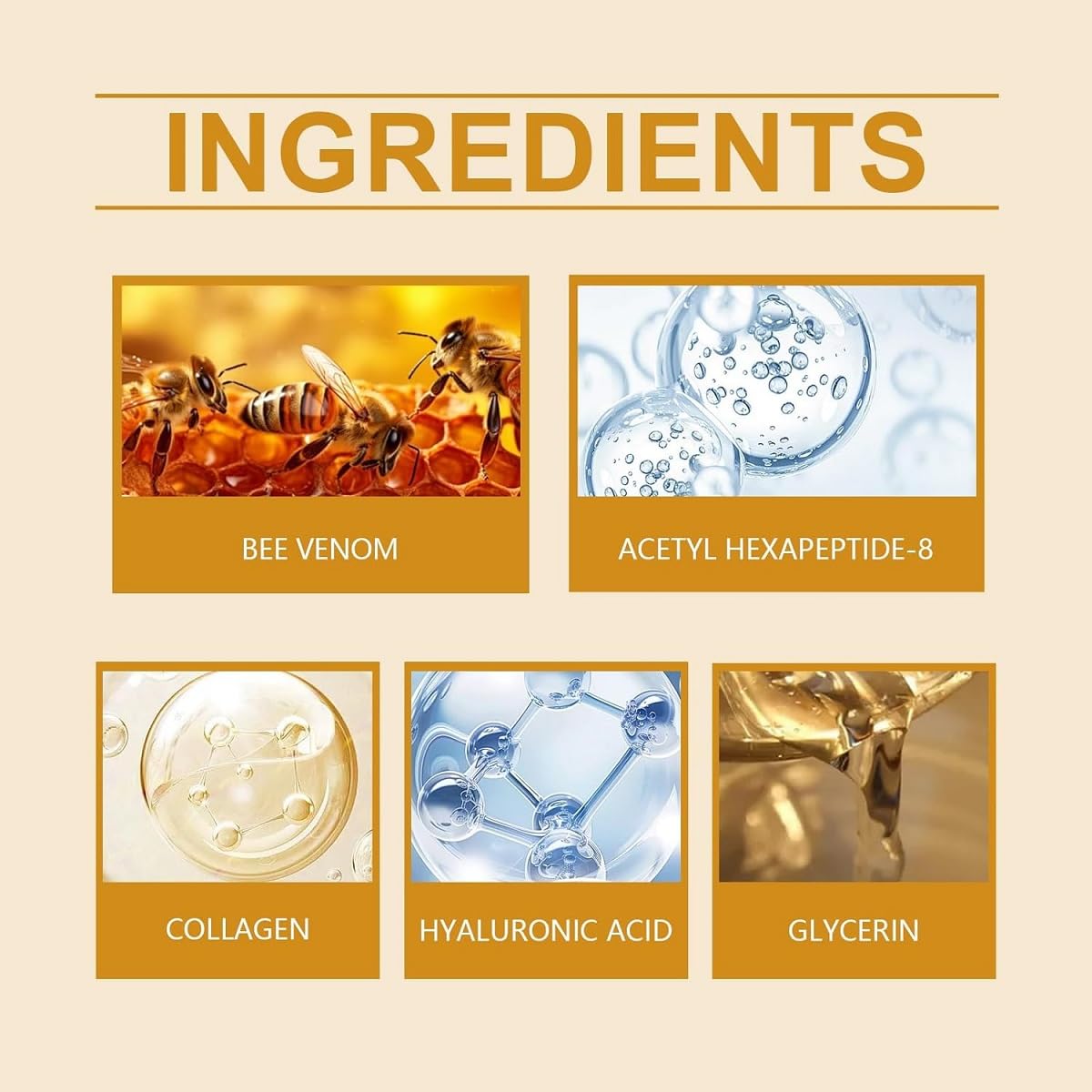 MULPG BotoxBee Venom Cream signals universal suitability for all skin types