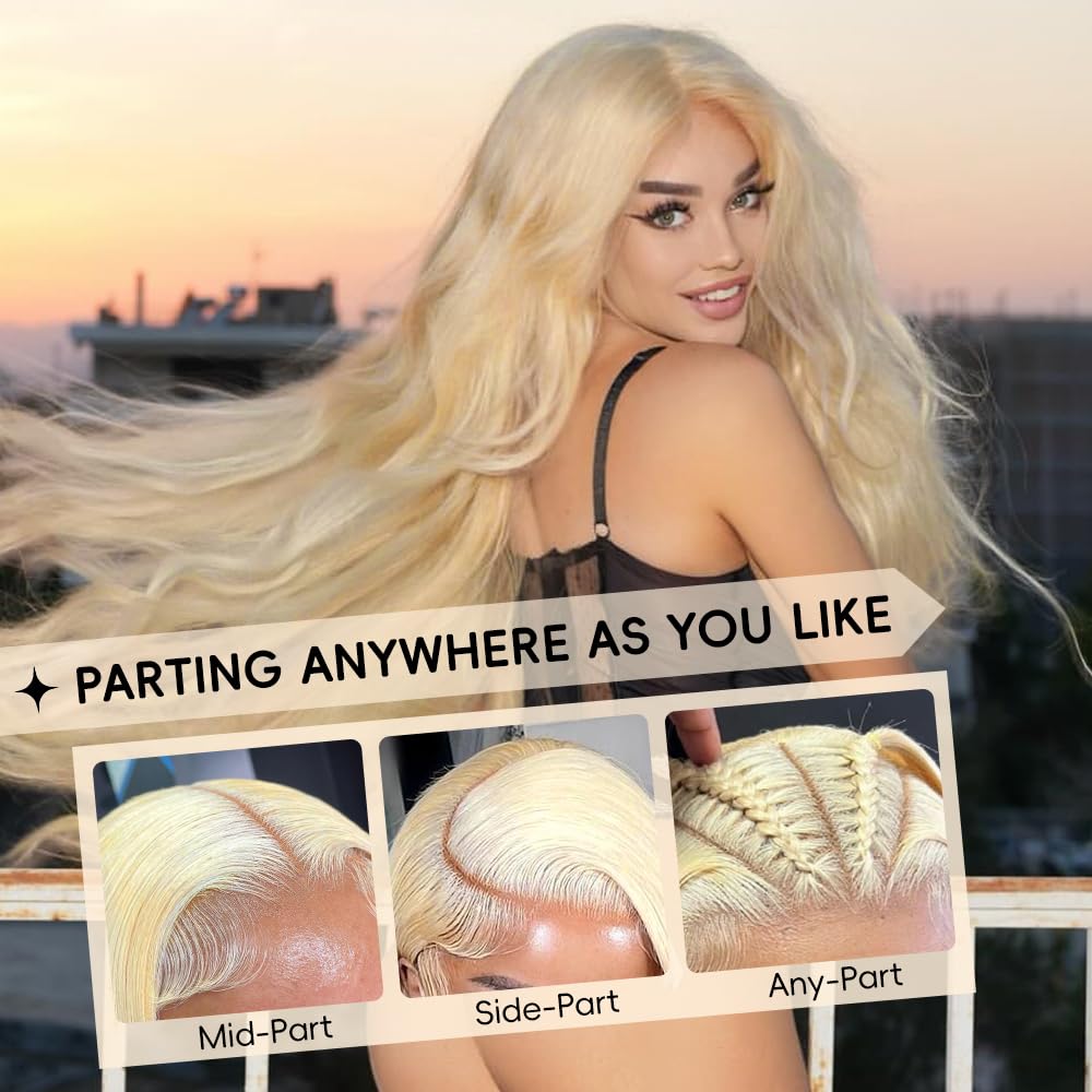 Mululi 613HD lace front wig enabling easy styling and color experimentation.