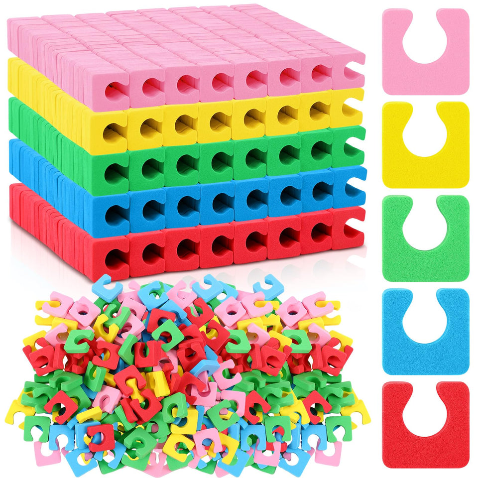 Mumufy 1000-piece multicolor toe separators bulk kit for pedicures.