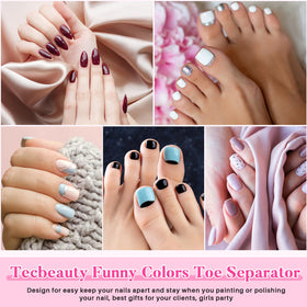 Mumufy professional spa toe separators aid efficient polish workflows.