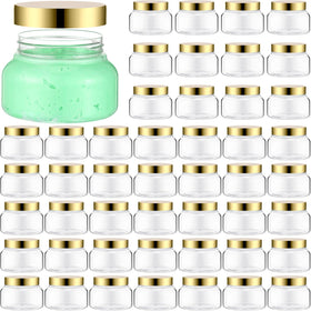 Mumufy round plastic container with clear body and lid for easy visibility.