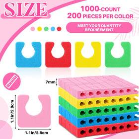 Mumufy soft EVA foam toe separators for comfortable polish application.