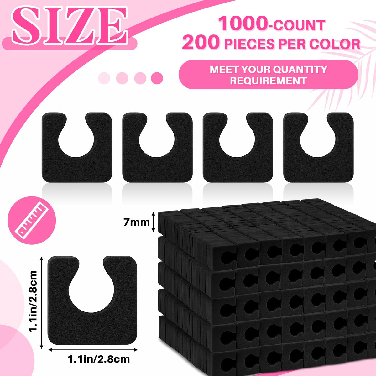 Mumufy soft foam toe separators closeup with comfortable EVA material