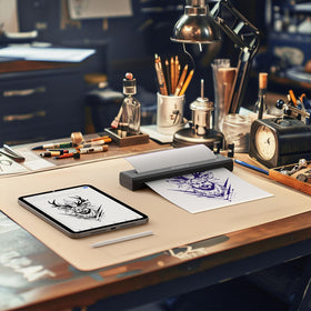 Batch print multiple designs via app preview for faster practice