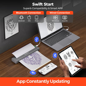 Print preview and batch print via the app