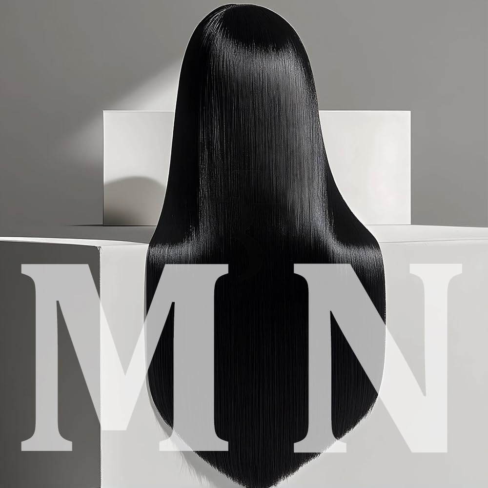MUNONG 13x6 HD transparent lace front wig with seamless scalp melt.