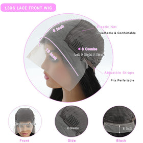 MUNONG natural hairline lace front for an authentic look.