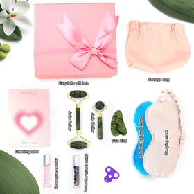 MUOUAKATE jade roller and gua sha for cooling facial massage and refreshed skin