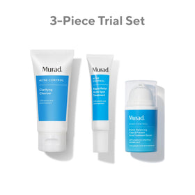 Murad Acne Trial Kit cleanser-tube ready for travel-friendly cleansing and gentle exfoliation