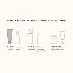 Murad AHA/BHA Exfoliating Cleanser background studio shot highlights product presence.