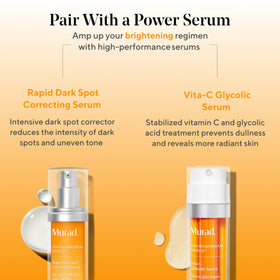 Murad Essential-C barrier-support promotes smoother, more balanced skin texture.