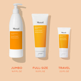 Murad Essential-C Cleanser establishes a hydrated base for subsequent treatment products