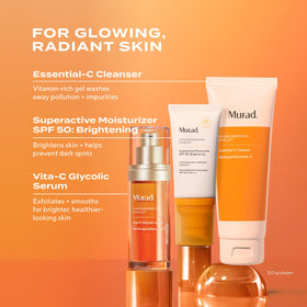 Murad Essential-C Cleanser professional-size bottle for consistent daily use