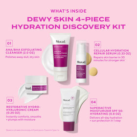 Murad Hydrate Trial Kit serum drop illustrating deep hydration benefits.