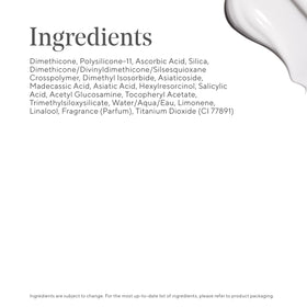 Murad InvisiScar bottle label emphasizes vitamin C and Centella Asiatica benefits